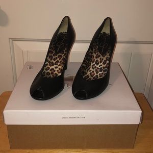 Jessica Simpson peep toe heels